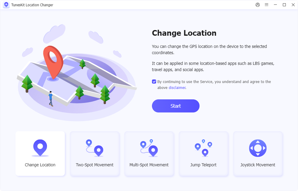 TunesKit Location Changer for Mac 2.5.0 full