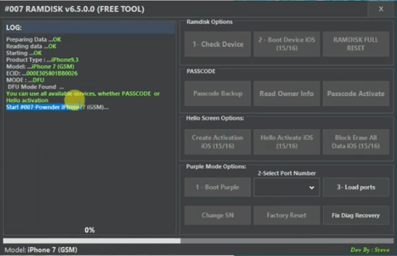 007 ramdisk tool