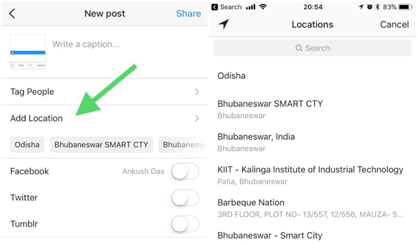 edit location on existing posts