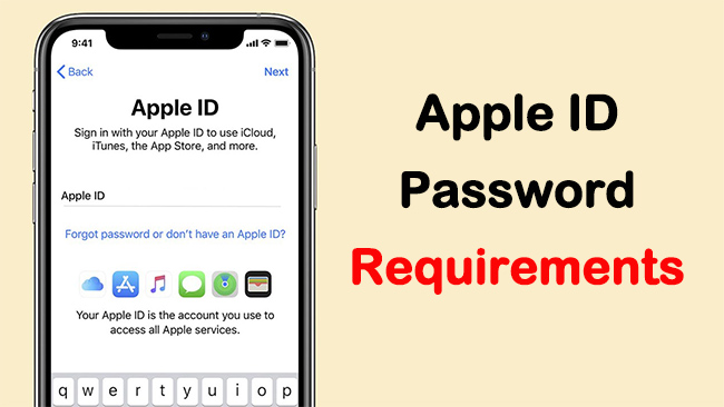 apple id password requirements