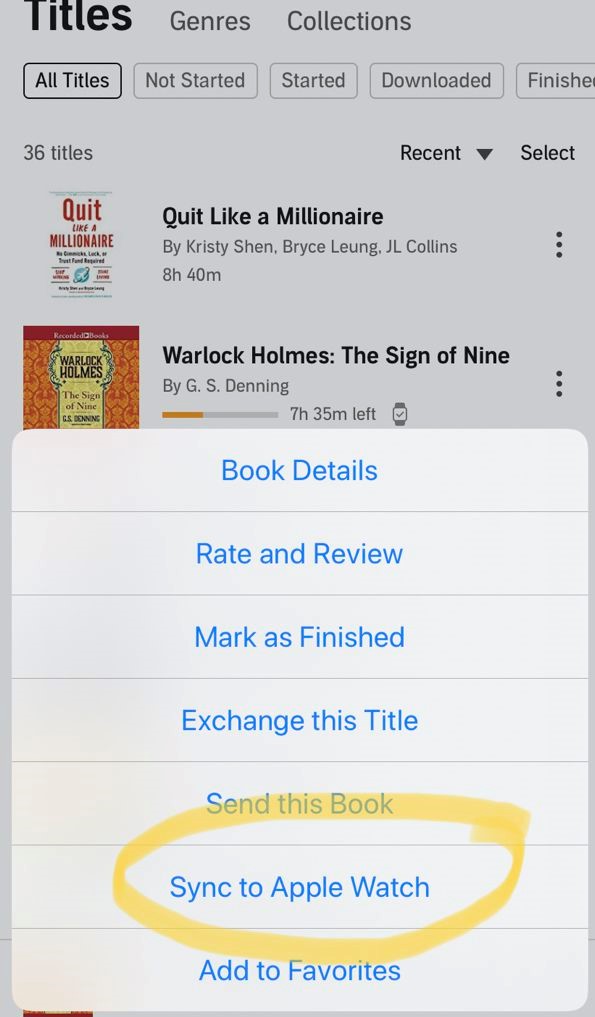 How to Sync and Play Audiobooks on Apple Watch