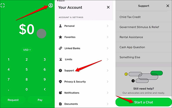 cash app support