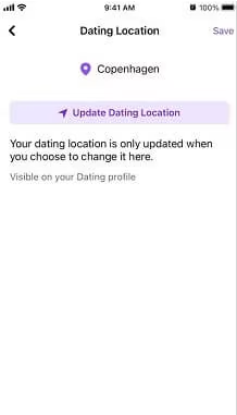 change facebook dating location