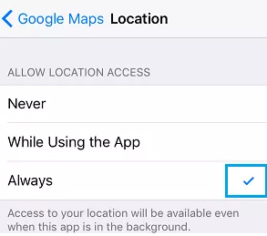 Solved] How to Fix iPhone Google Maps Location Not Updating