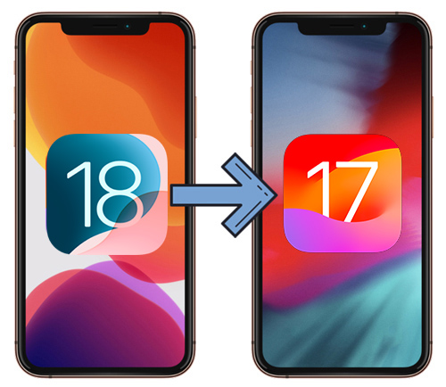 downgrade ios 18 to 17