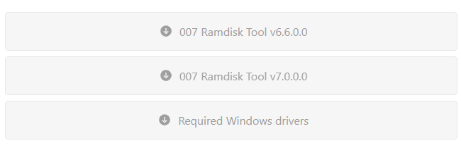 download 007 ramdisk tool