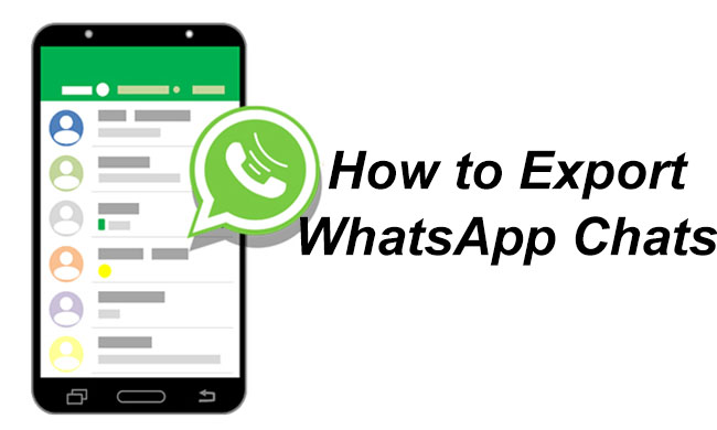 export whatsapp chats