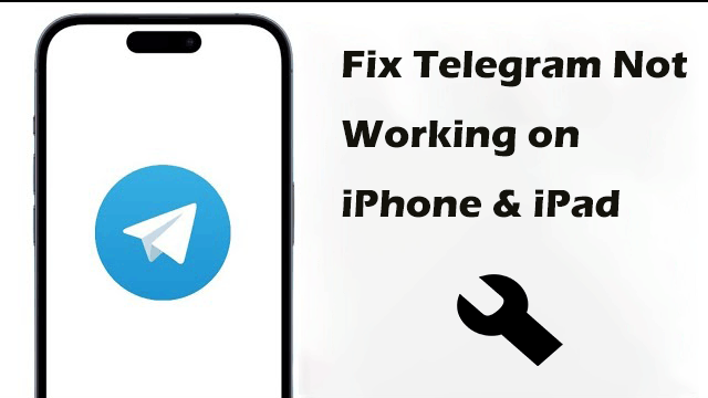 fix telegram not working on iphone and ipad