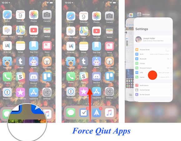 force quit app