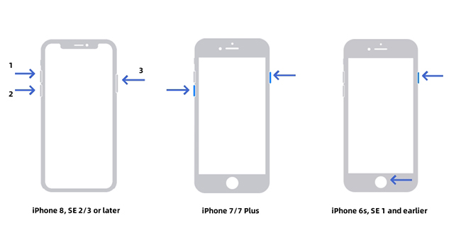 force restart iphone