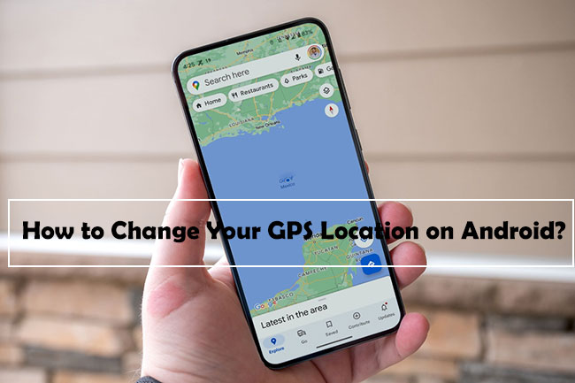 how to change location on android