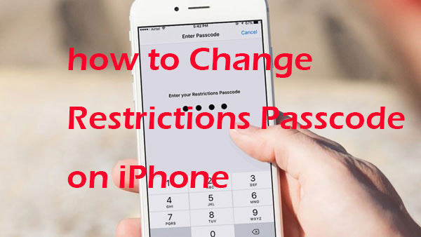 how to turn off restrictions on iphone without passcode