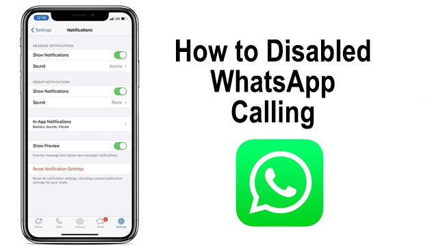 how to disabled whatsapp calling