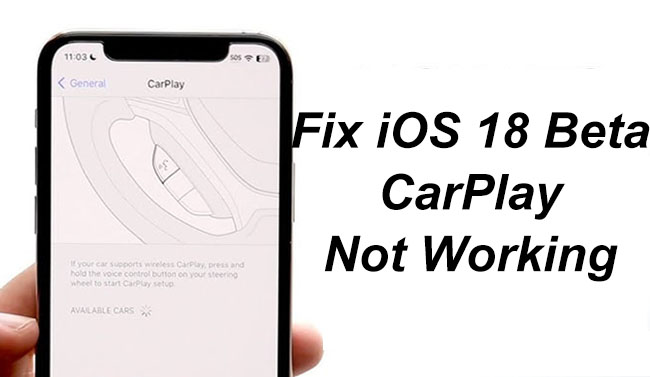 fix ios 18 beta carplay not working