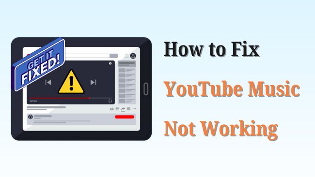 how to fix youtube music not working