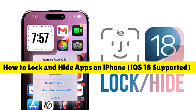 how to lock and hide apps on iphone
