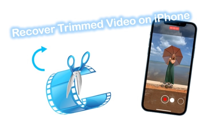 how to recover a trimmed video on iphone