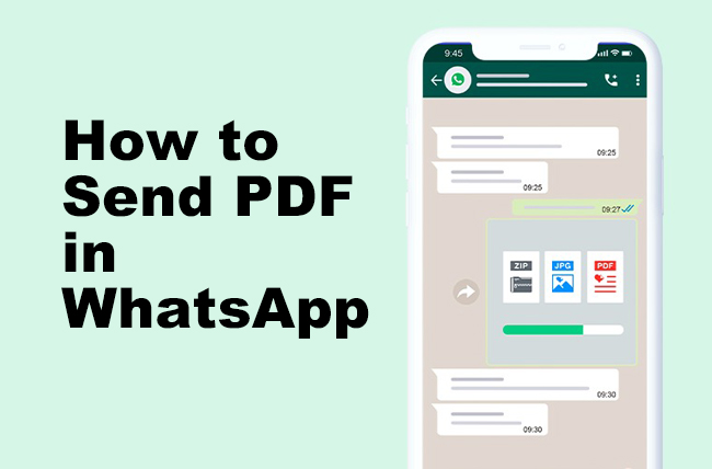 how to send pdf in whatsapp