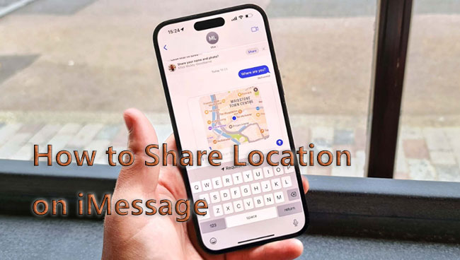 how to share location on imessage