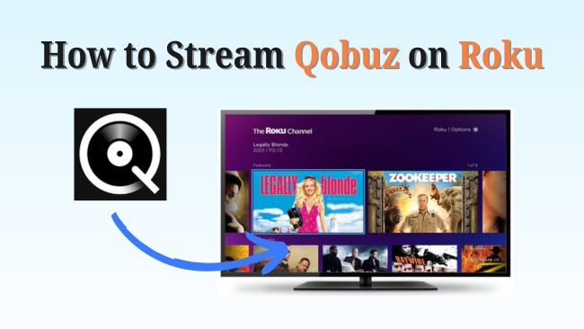 how to stream qobuz on roku