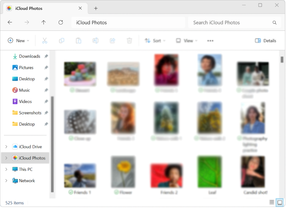 icloud photos on windows pc