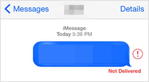 messages not delivered mac message app