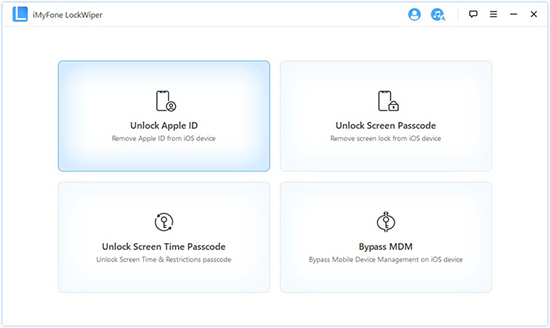 imyfone lockwiper interface