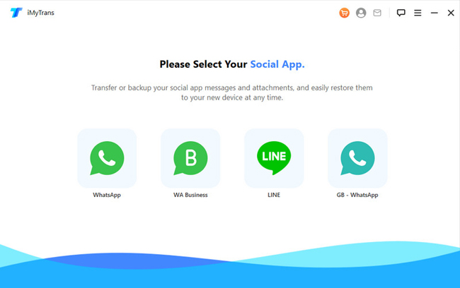 wondershare mobiletrans main interface