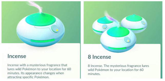 incense in pokemon go