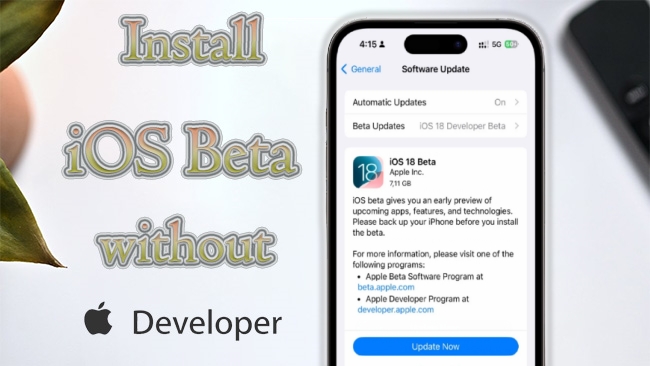 install ios beta without developer account