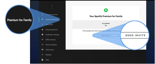 how to add family to spotify family plan