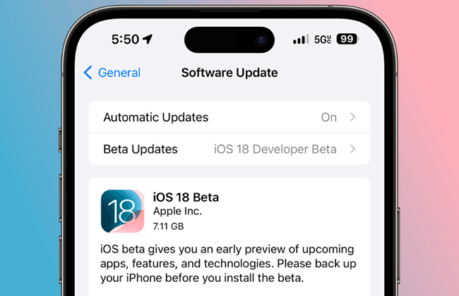 ios 18 beta download