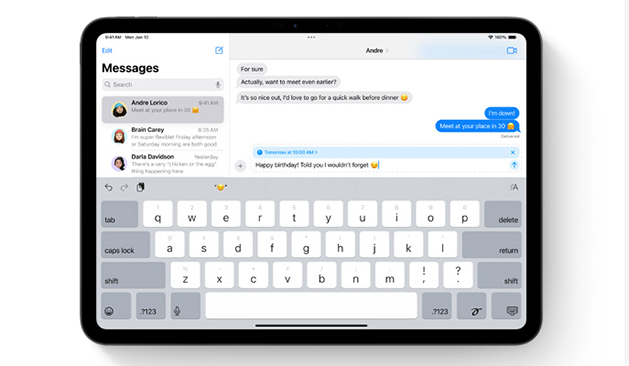 ipados 18 messages send later