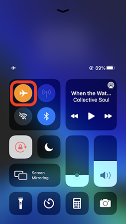 iphone airplane mode