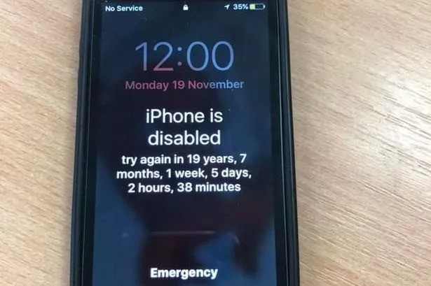 how to fix iphone disabled for years