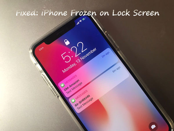 windows 10 frozen on lock screen