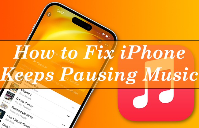 fix iphone keeps pausing music