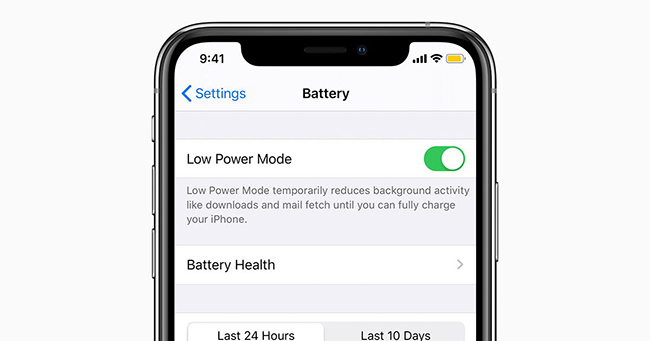 iphone low power mode