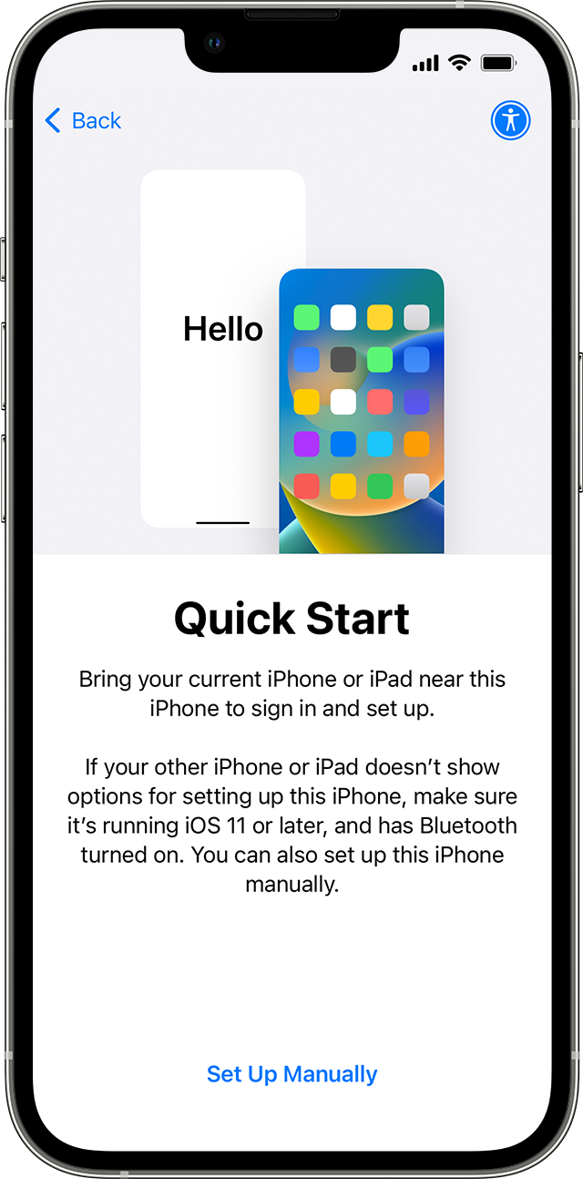 iphone quick start