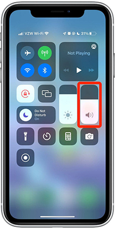 iphone volume adjust