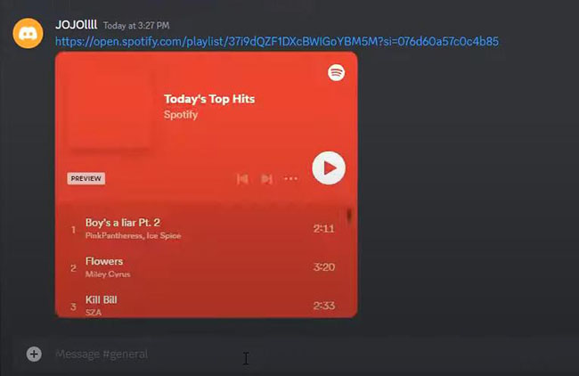 link spotify play on discord