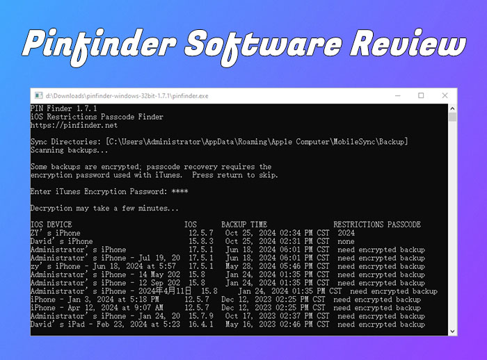 pinfinder review