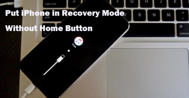 put iphone in recovery mode without home button