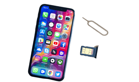 reinsert sim card iphone