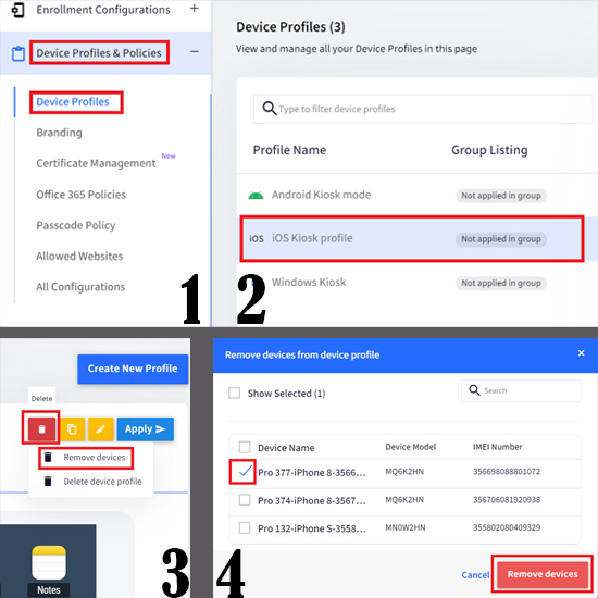 remove scalefusion on dashboard