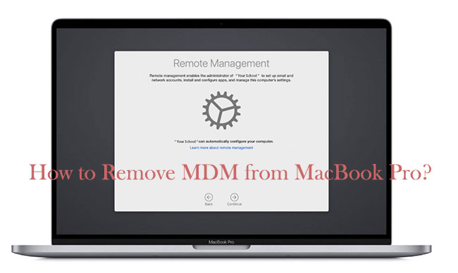 how to remove mdm from macbook pro