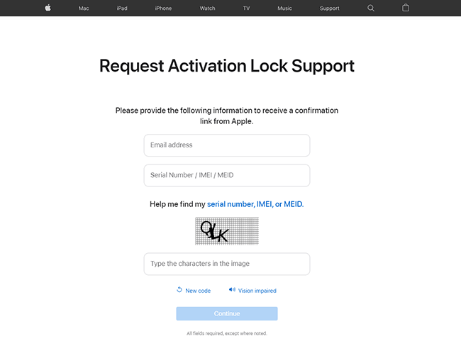 ask apple support to bypass ios 16.7 icloud lock