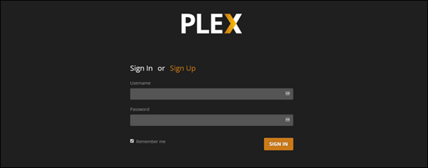 plex account sign in
