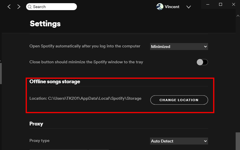 youtube music download file location
