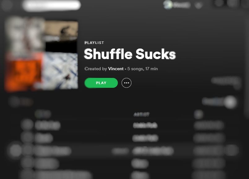 Solved Spotify Shuffle Sucks